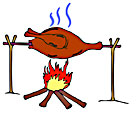 barbecued turkey